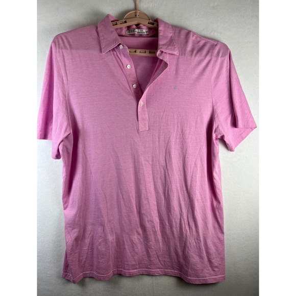 Criquet Other - Criquet Mens XXL Pink Organic Cotton‎ Short Sleeve Polo Shirt Austin Texas